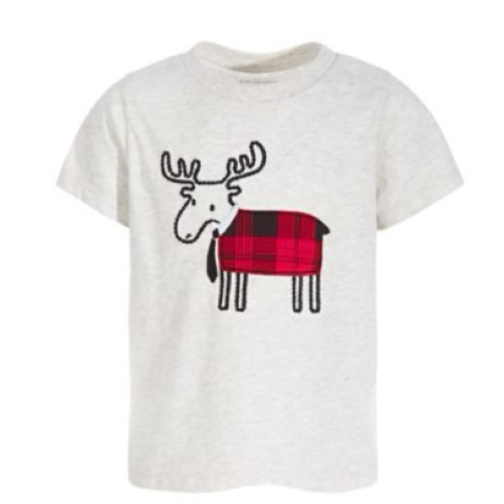 NWT Christmas Moose SS Tee (24m)